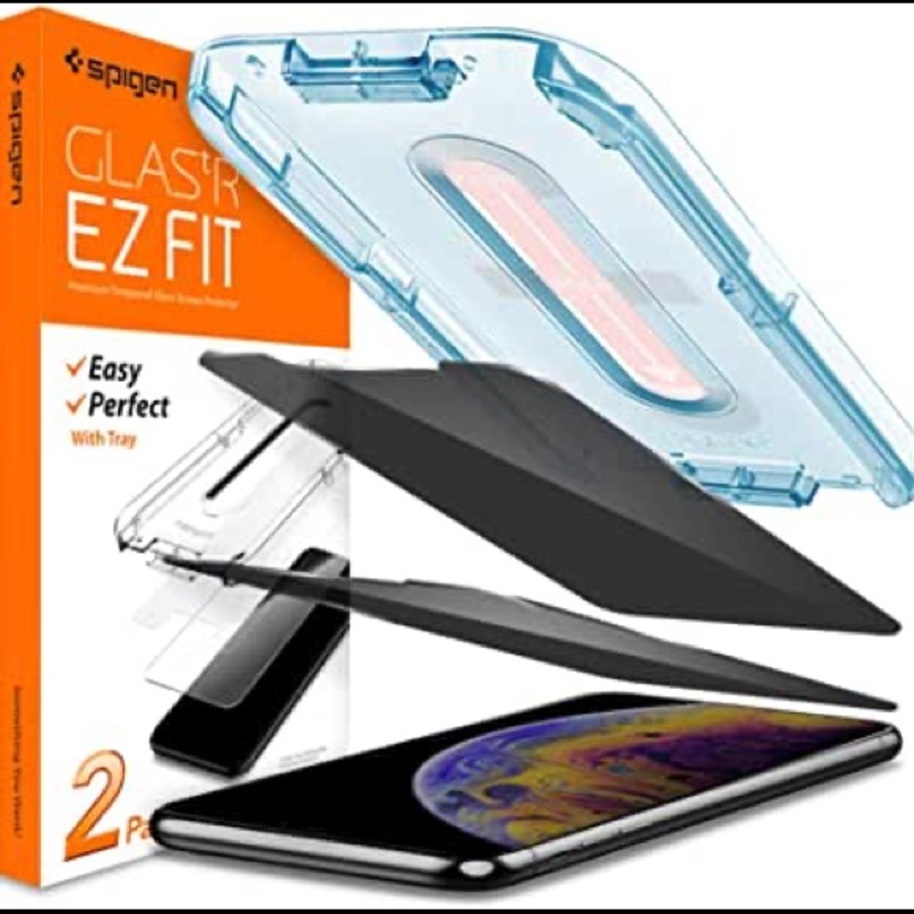 Spigen Tempered Glass Screen Protector 2 Pack • IPhone XR
